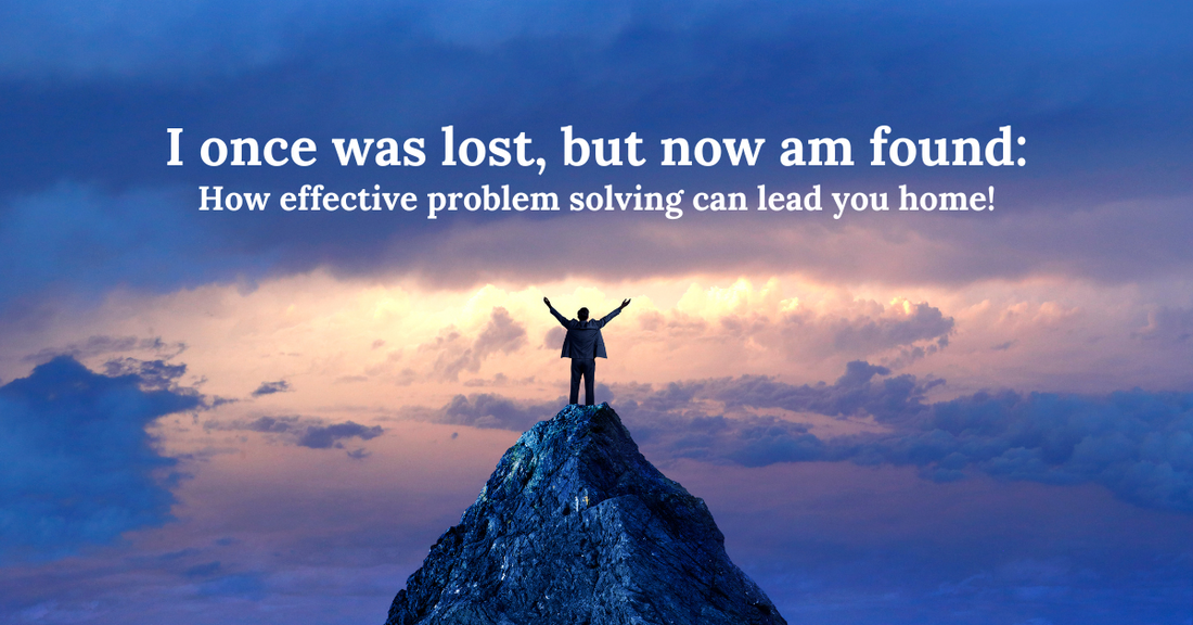 Man standing on top of mountain with motivational text above it